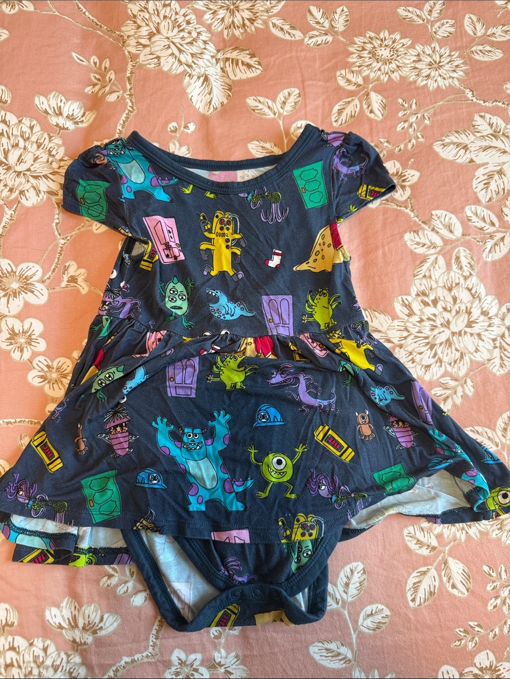 Little Sleepies Monsters Inc - Skater dress with Bodysuit
